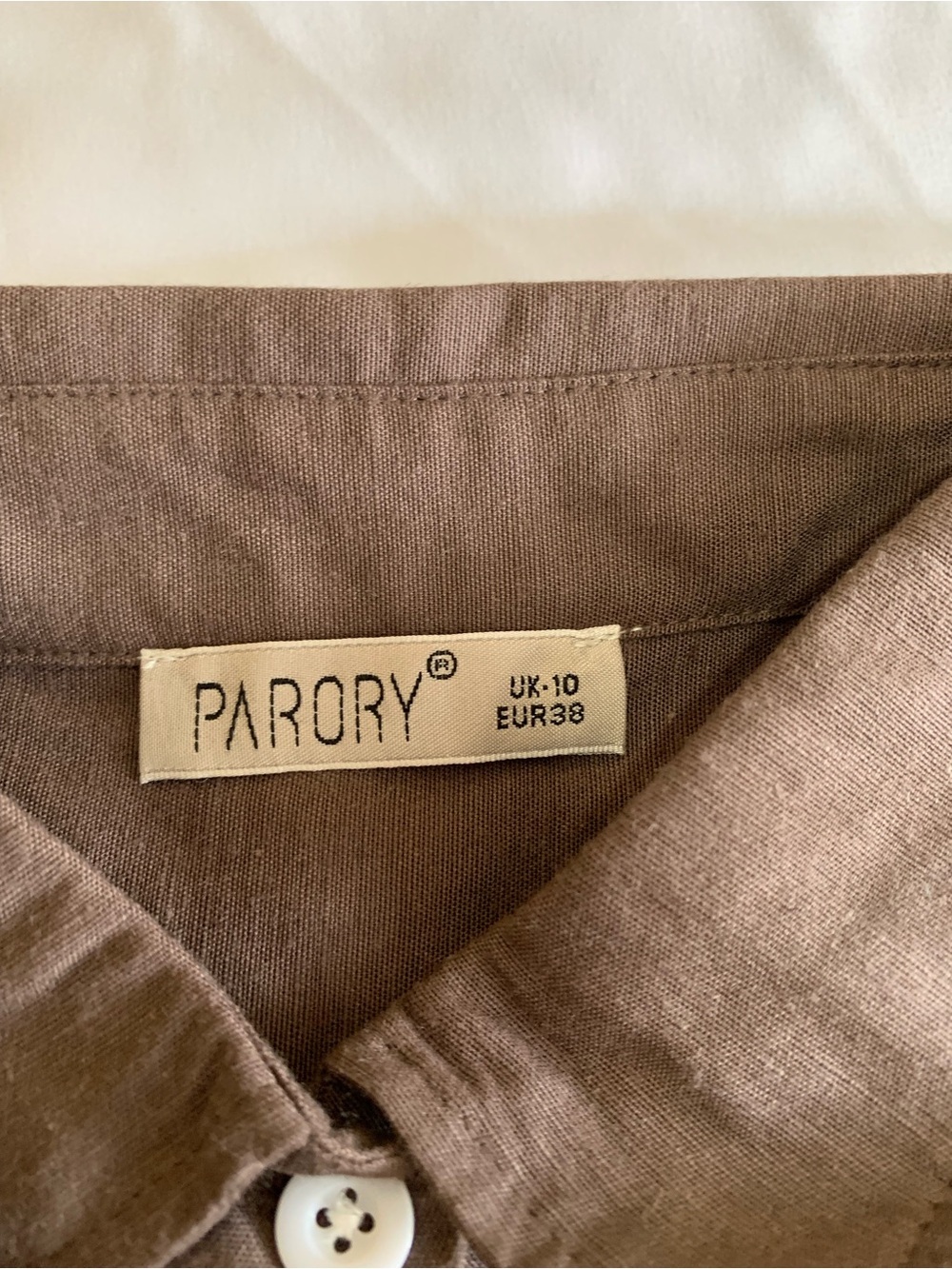 Pre Owned PARORY button up long sleeve Size 6 - Picture 4 of 5